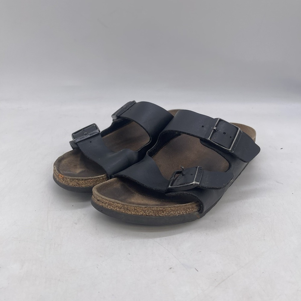 Birkenstock Arizona Slip On Sandals Womens 5.5 Brown Black EU 36